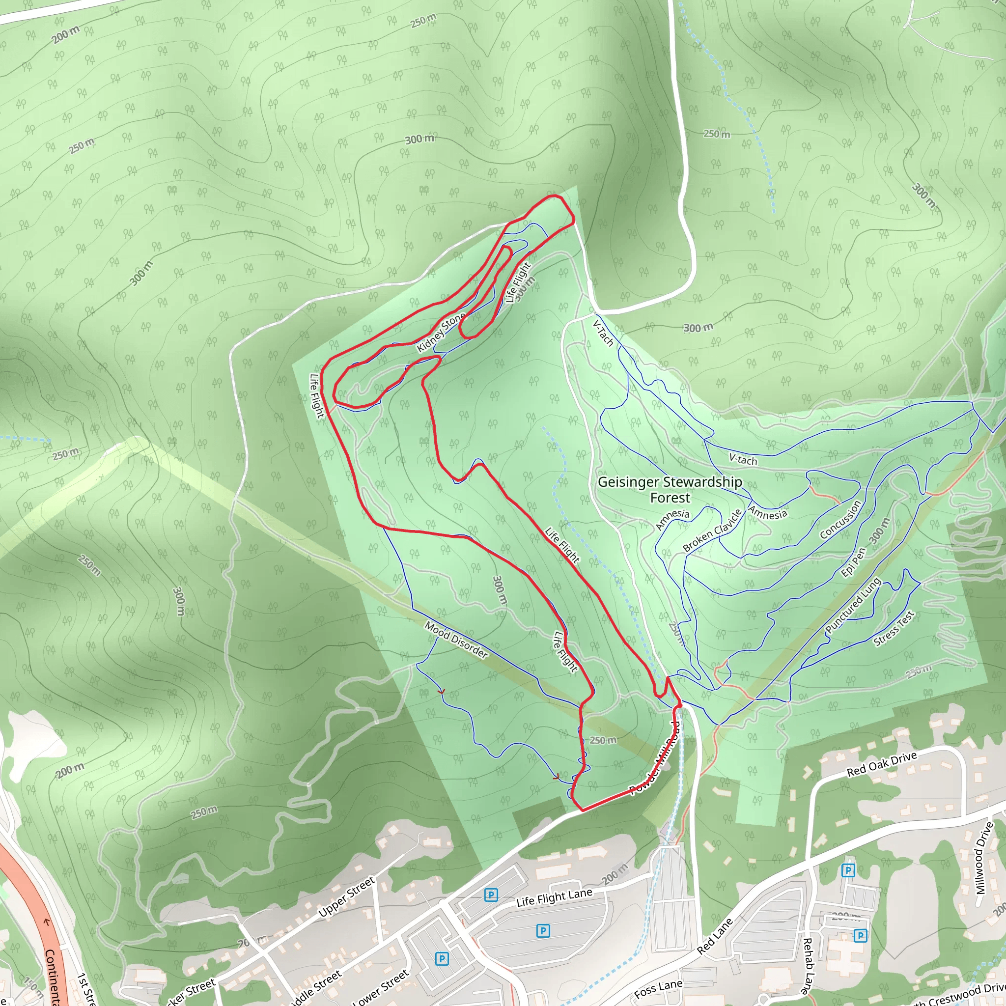Copperhead Loop mobile static map