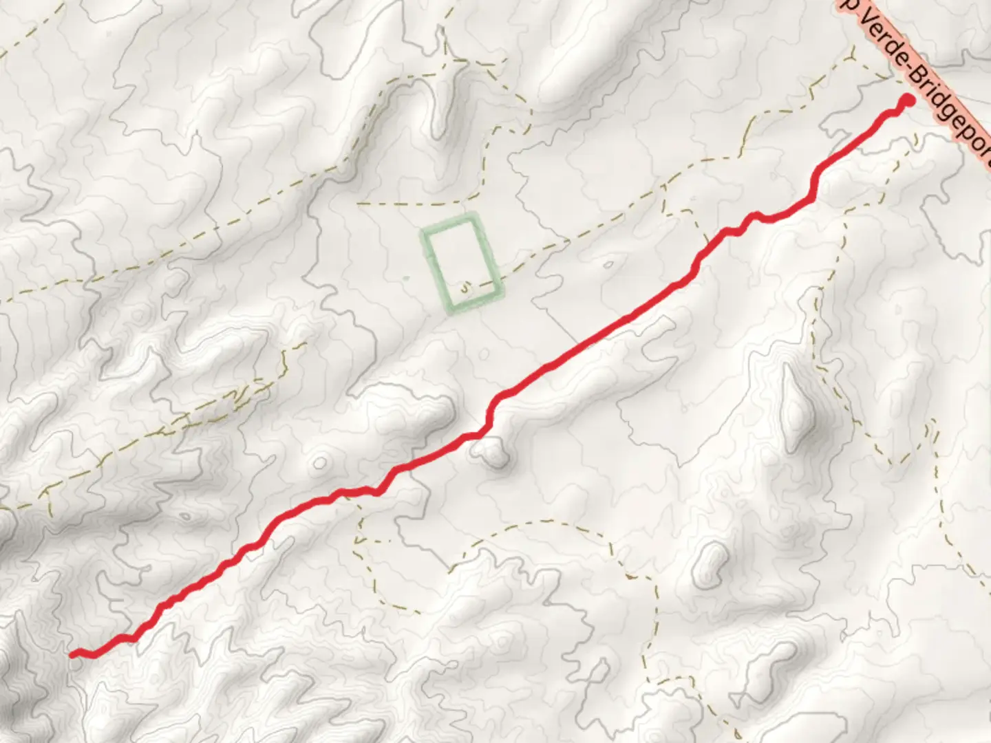 An image depicting the trail Sand Wash Trail and its surrounding area.