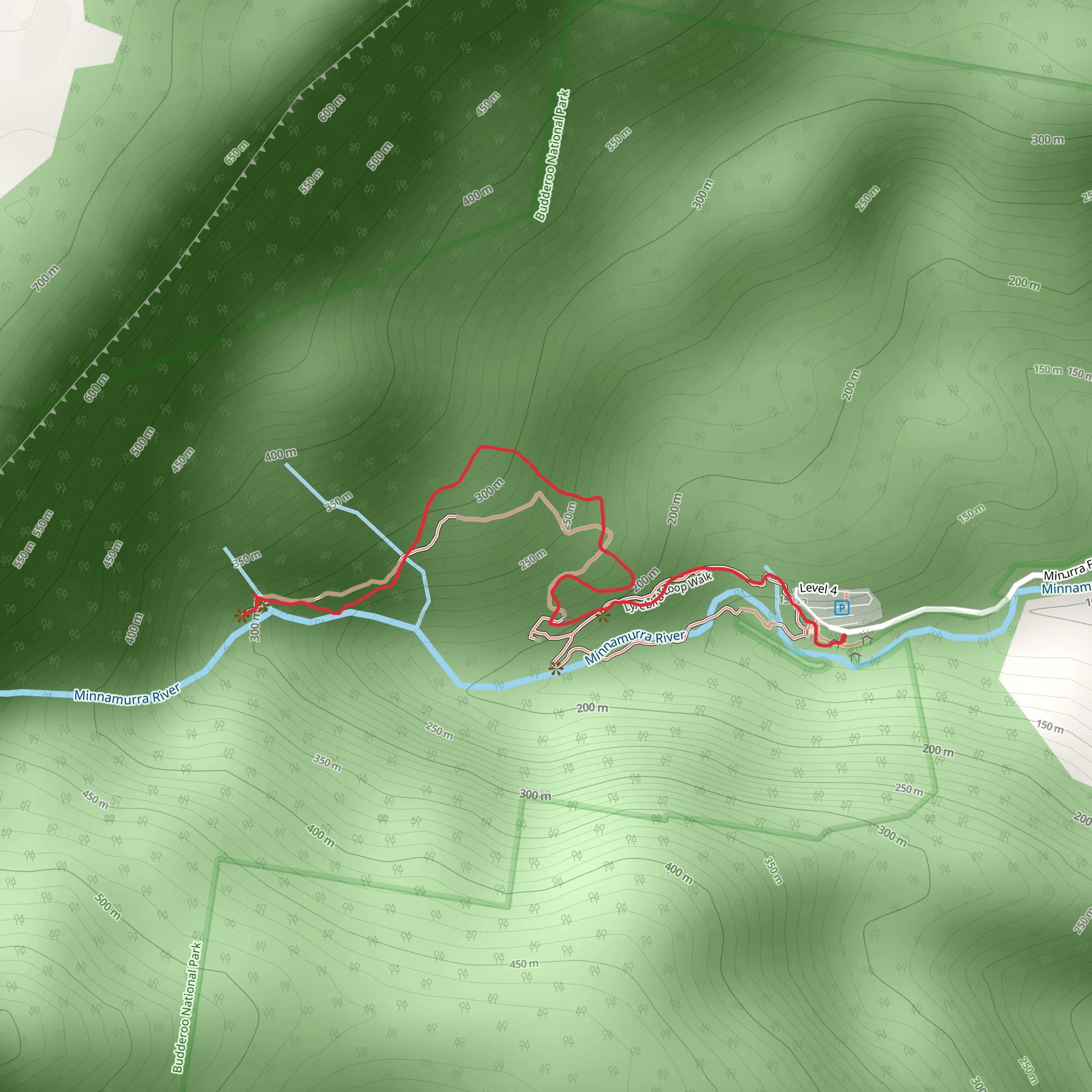 Minnamurra Falls Walk mobile static map