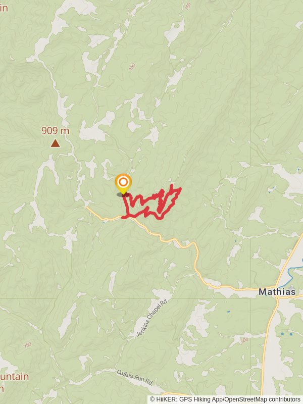 White Oak Trail, Miller's Rock Trail and Virginia View Loop Trail