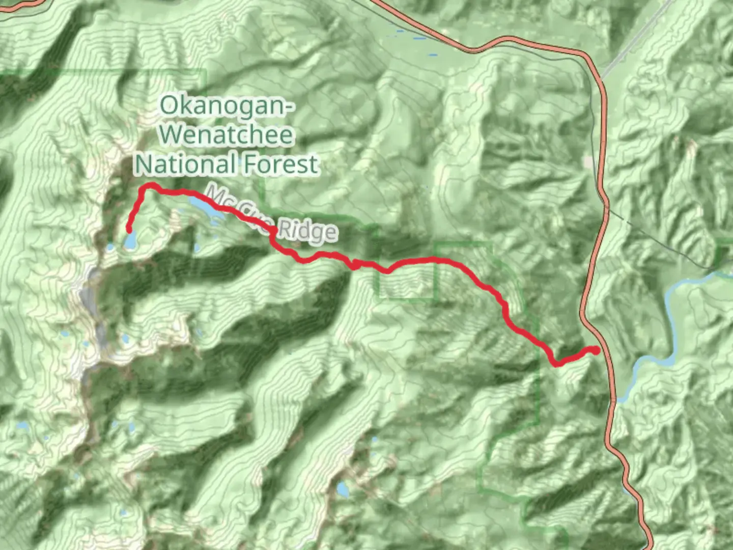 An image depicting the trail North Fork Chiwaukum Trail via Chiwaukum Creek Trail and its surrounding area.