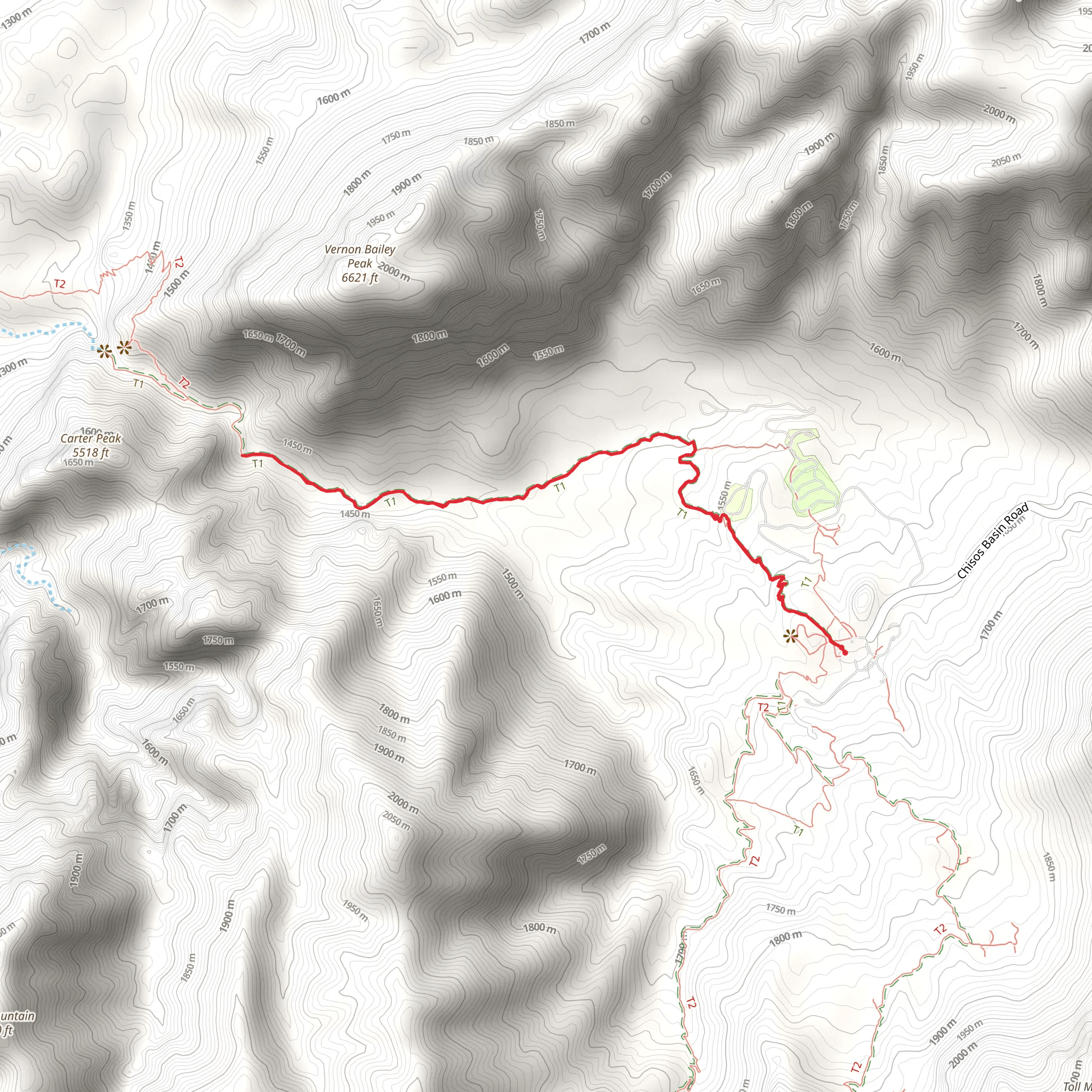 The Window Trail mobile static map