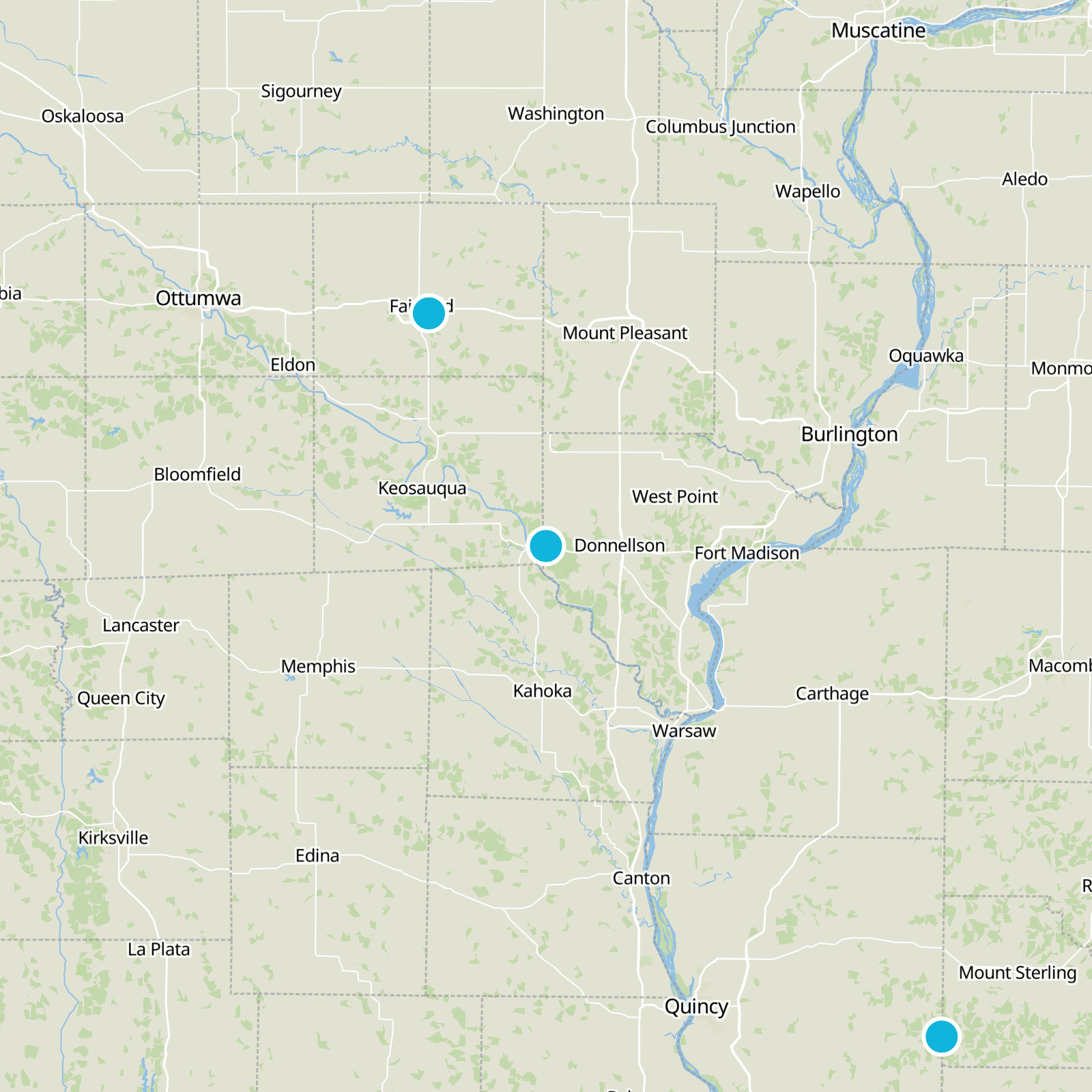 Lee County Static Map