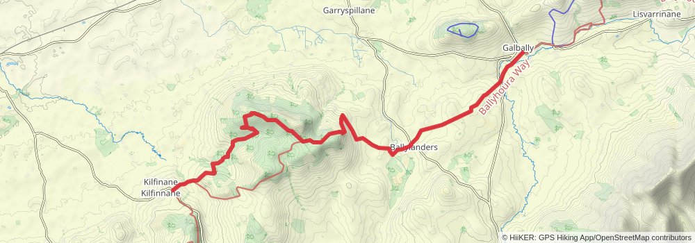 The Ireland Way® stage 12 Map
