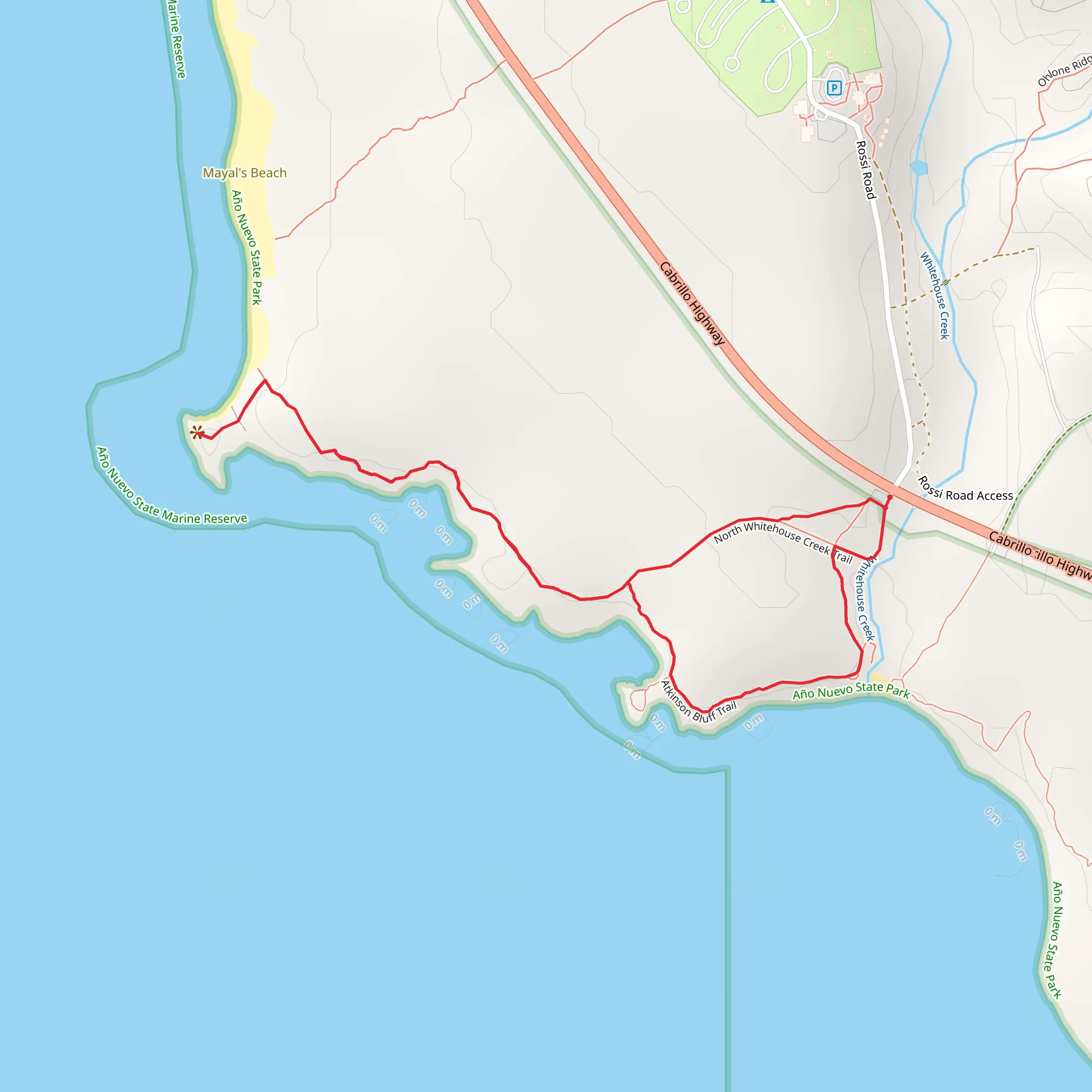 Franklin Point via Atkinson Bluff Loop Trail mobile static map