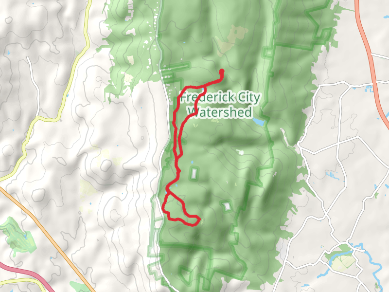 Catoctin National Recreation, Lawn Mower and Buck Flats Loop Trail