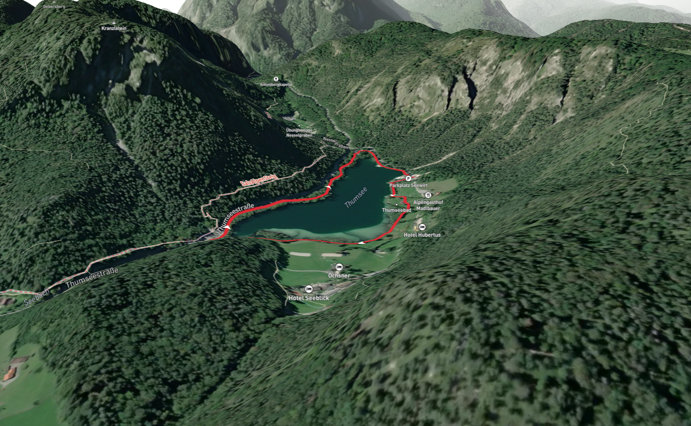 Thumsee Loop via Thumseerundweg
