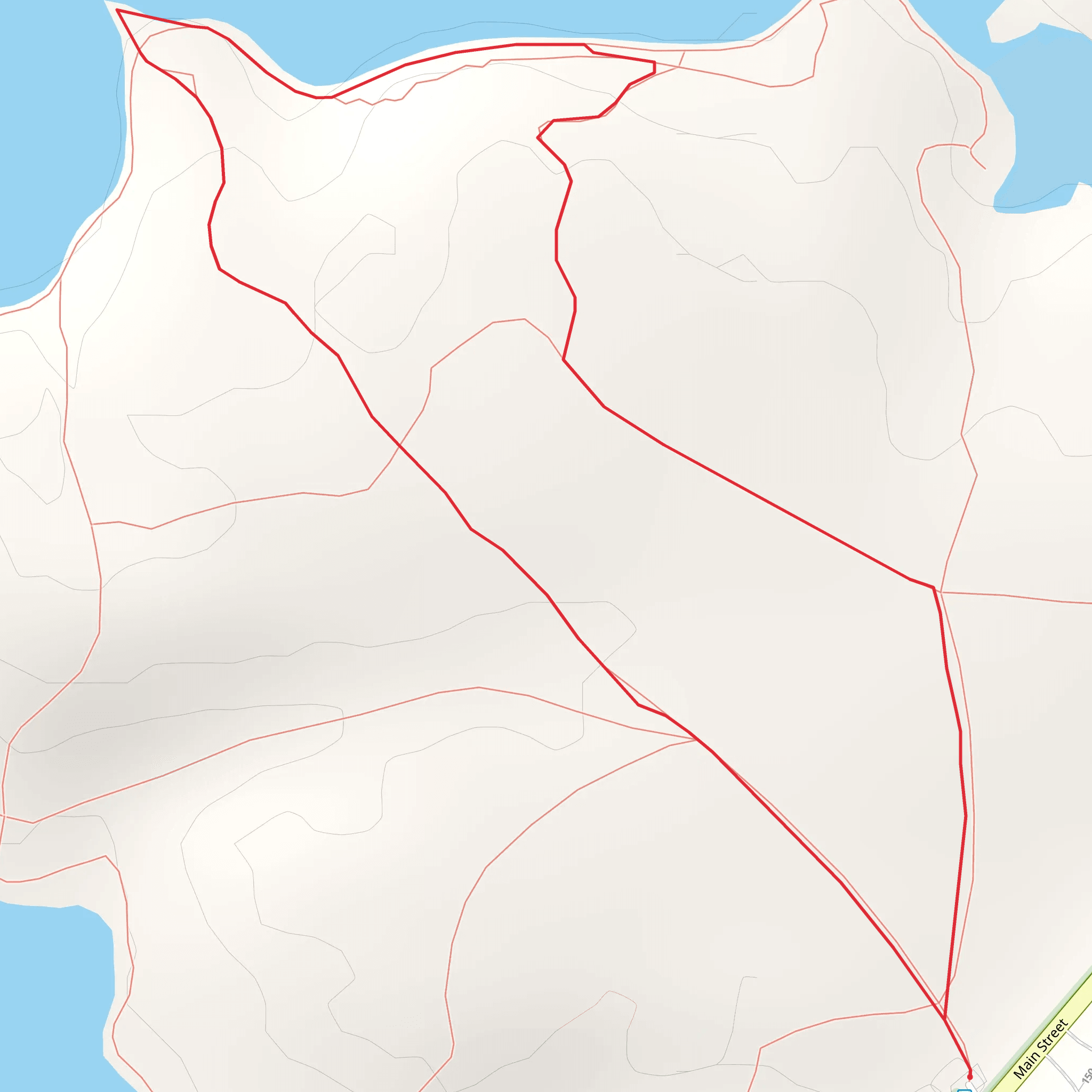 Stillwater River Loop from Main Street mobile static map