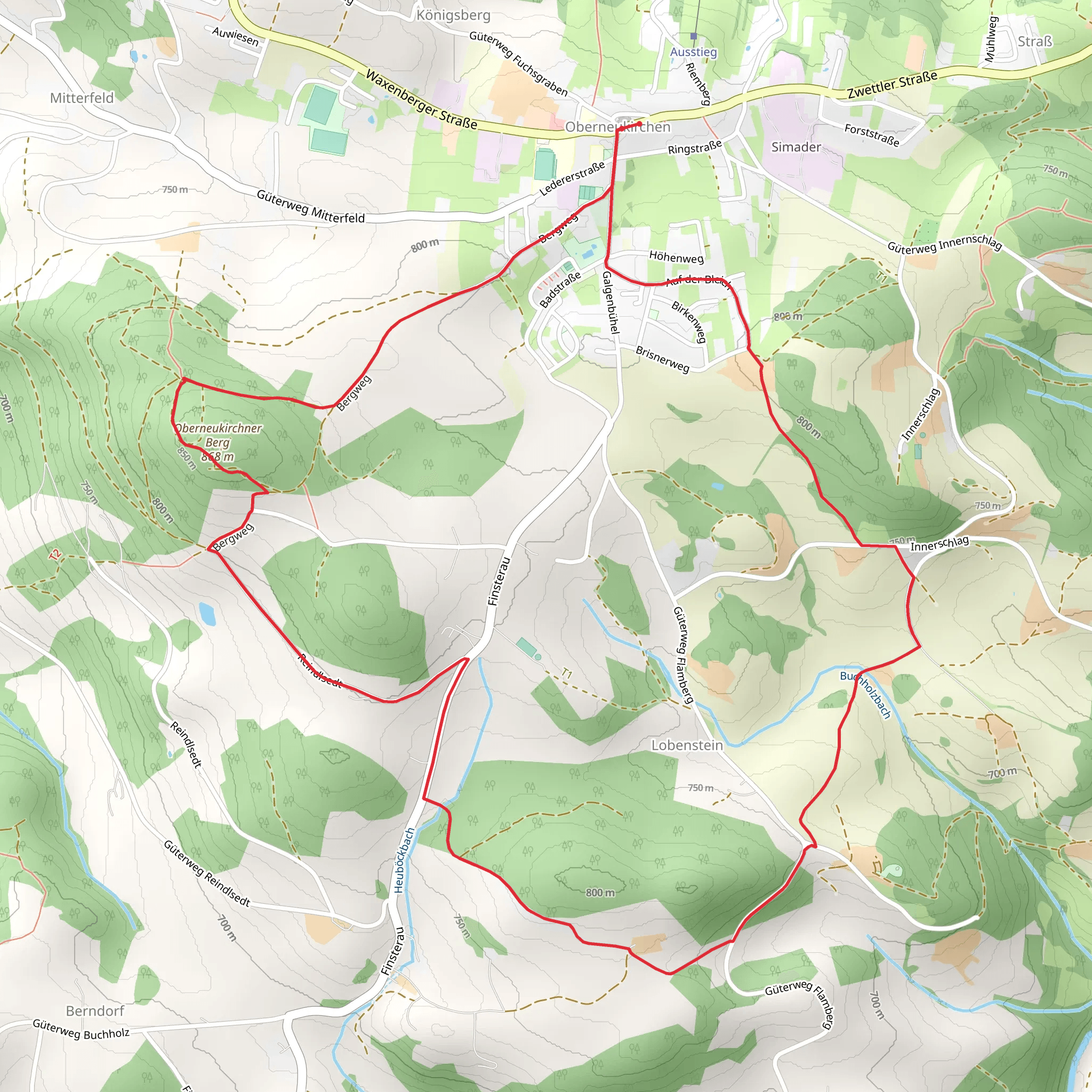 Lobensteinrunde mobile static map