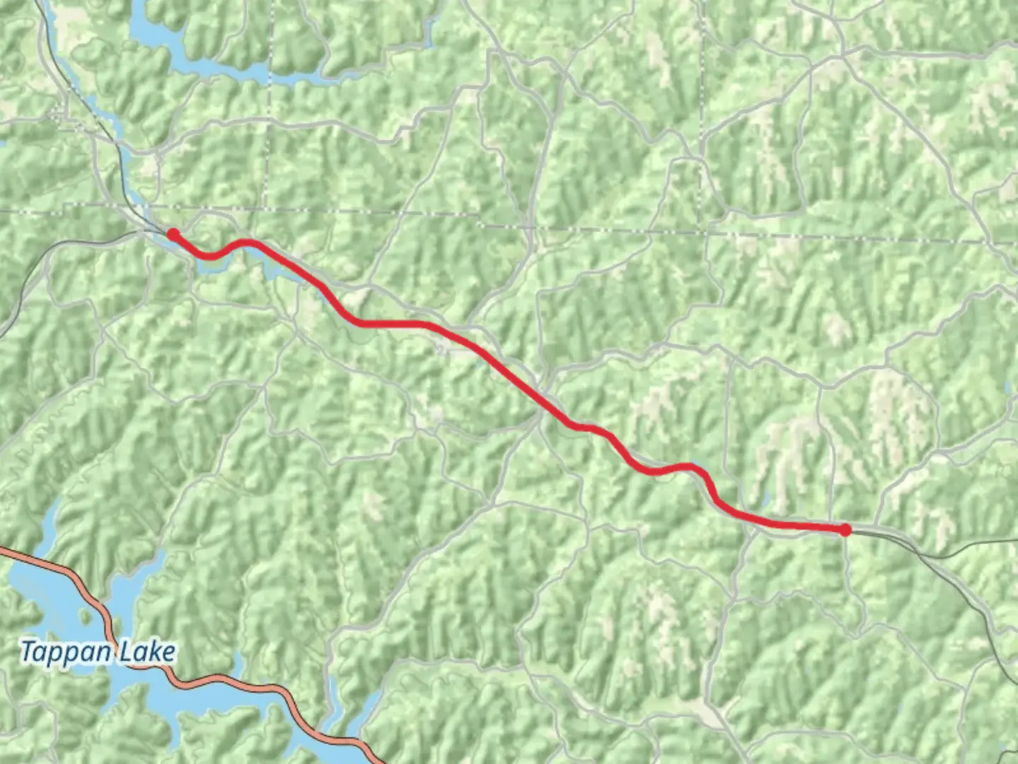 An image depicting the trail Conotton Creek Trail and its surrounding area.