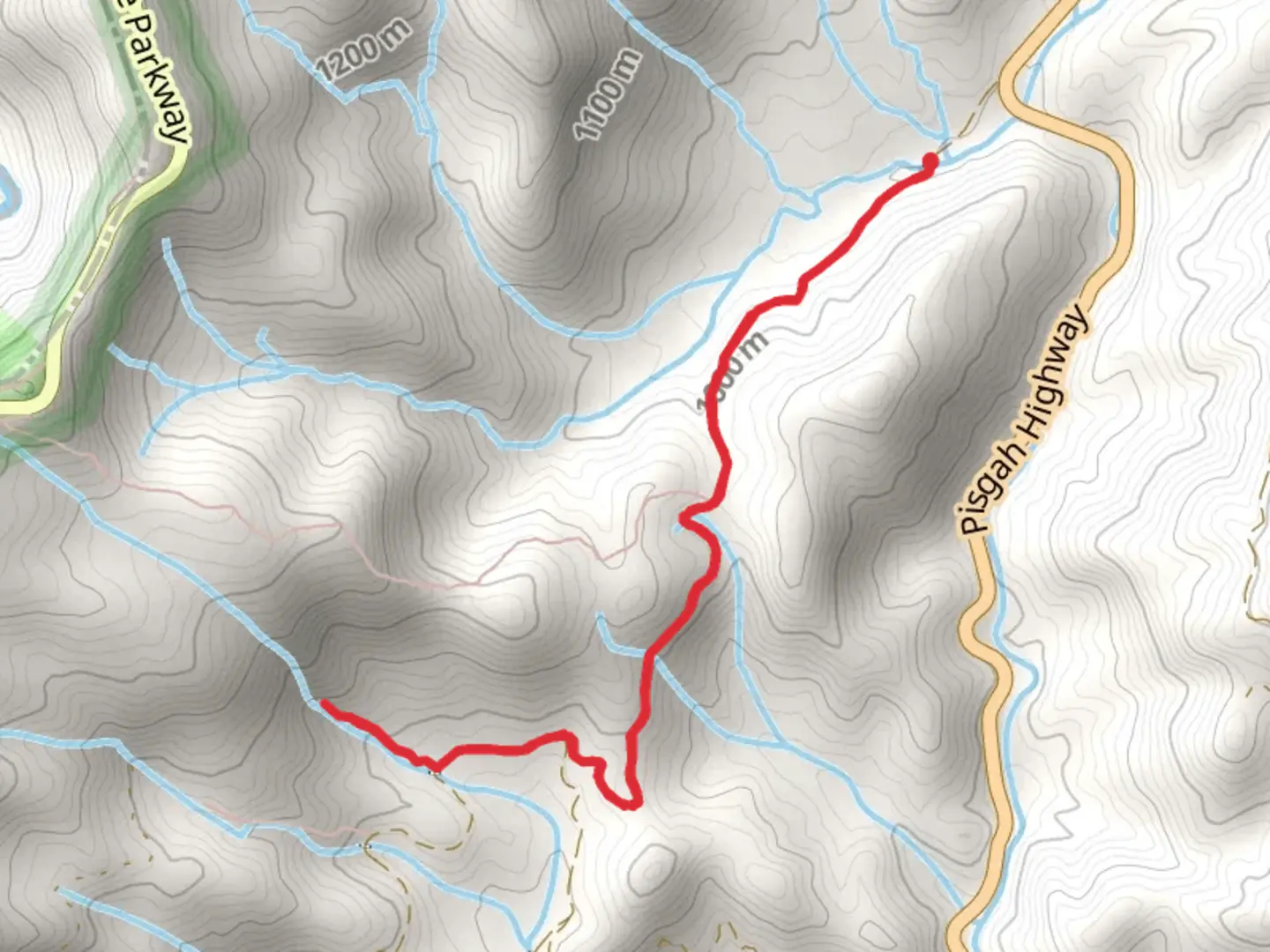 An image depicting the trail Headwater Road and Log Hollw Road walk and its surrounding area.