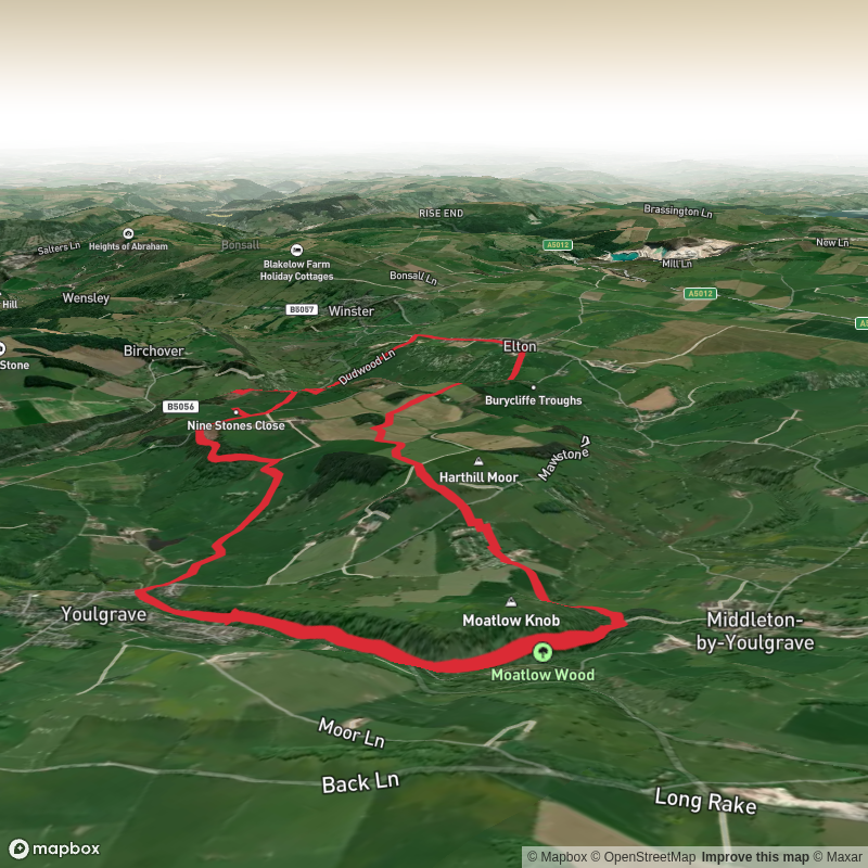 Robin Hood’s Stride Walk + Bradford Dale From Elton