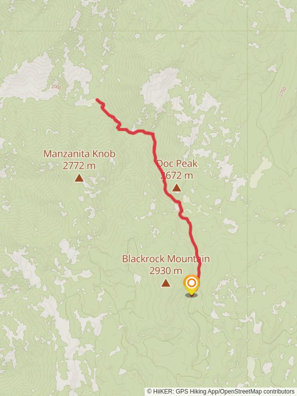 Jordan Hot Springs via Black Rock to Kern River Trail