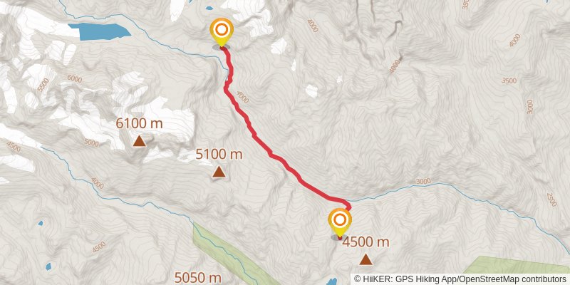 Great Himalayan Trail stage 17 Map