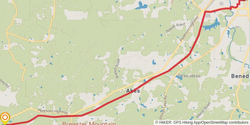 Silver Comet Trail stage 5 Map