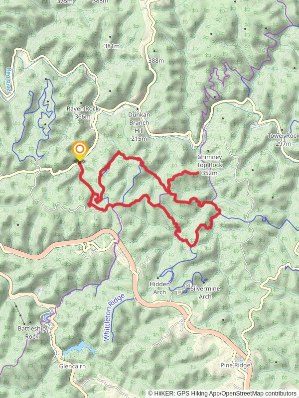 Rough, Hanson's Point and Koomer Ridge Loop Trail