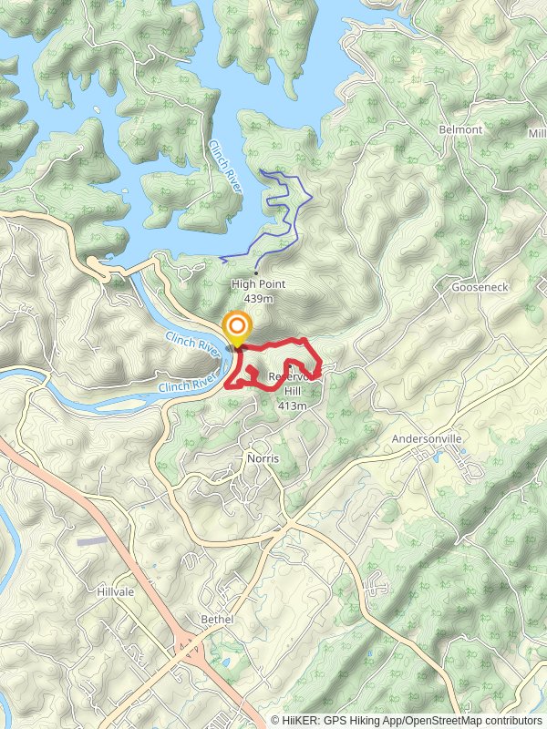 Cliff Trail, Obervation Point Trail and Clear Creek Loop Trail
