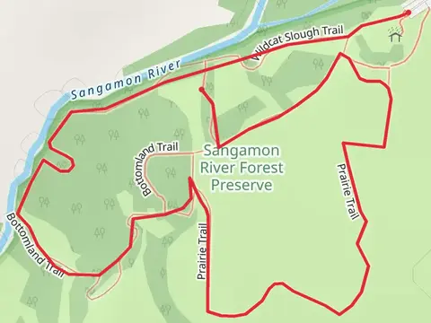 Loop beside Sangamon River