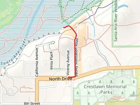 Santa Ana River from North Drive