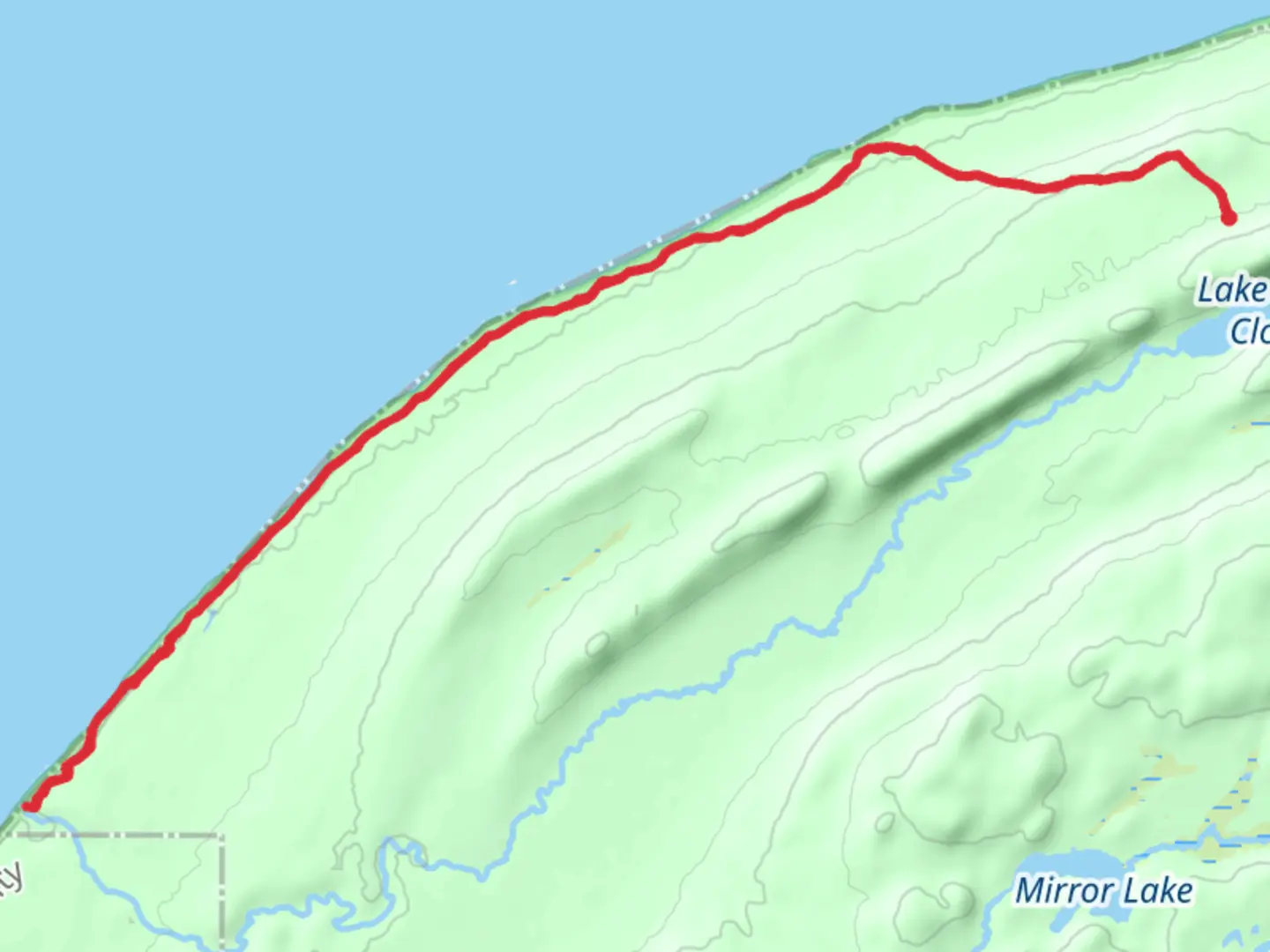 An image depicting the trail Lake Superior Trail and its surrounding area.