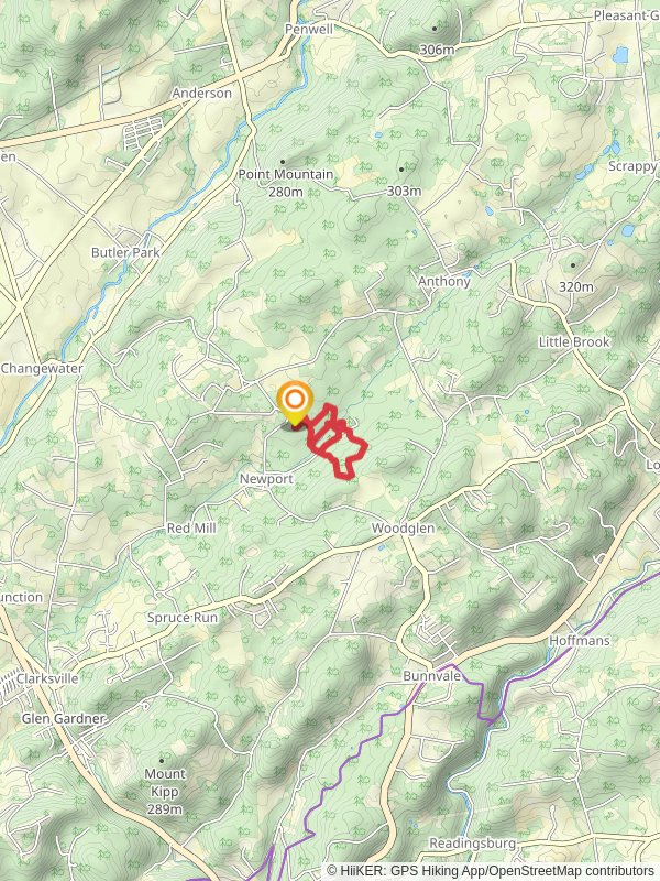 Loop along Spruce Run from Newport Road