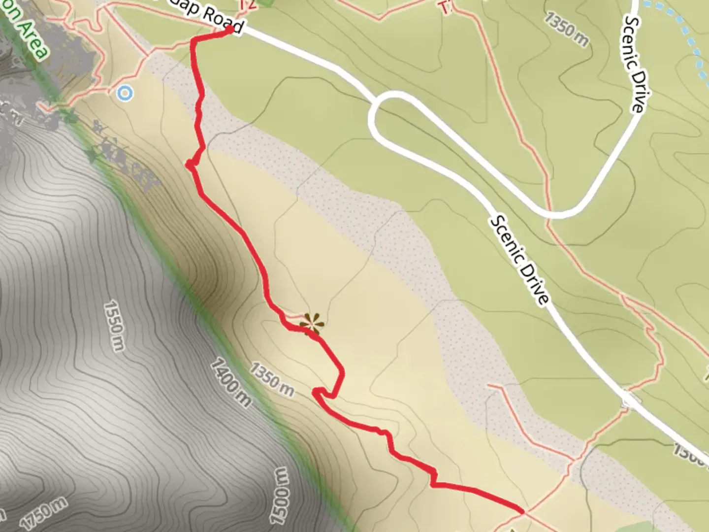 An image depicting the trail SMYC - Dale's and its surrounding area.