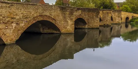 An image depicting the trail Wellingborough Loop in West Northamptonshire and its surrounding area.