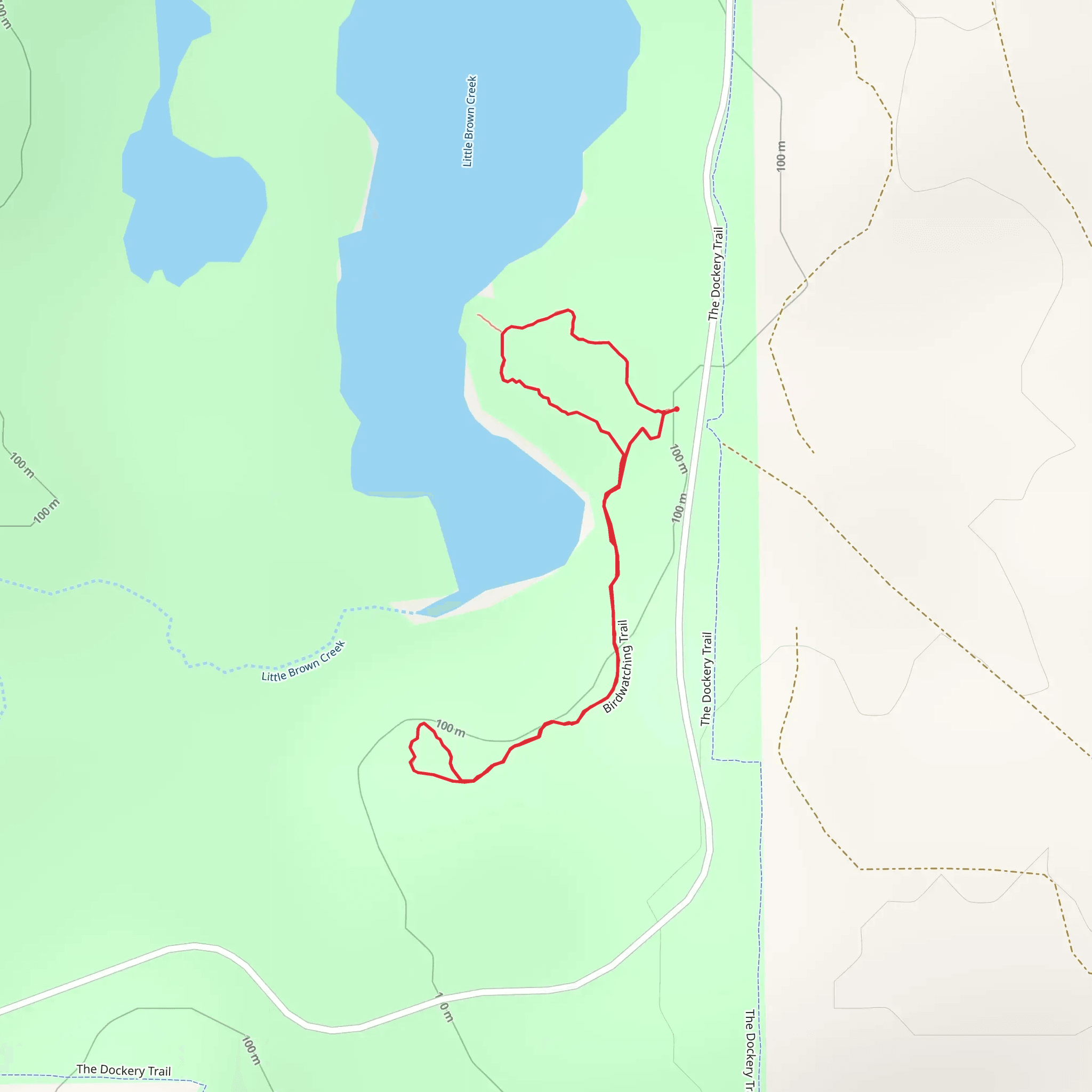 Bird Watching Loop Trail mobile static map