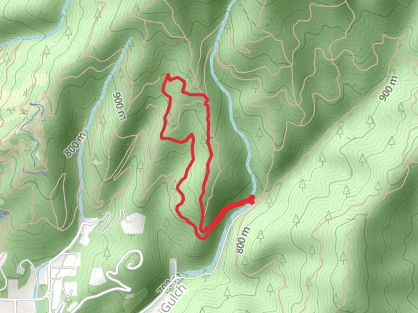An image depicting the trail East Nettleton Gulch Road and Trail 3 Loop and its surrounding area.