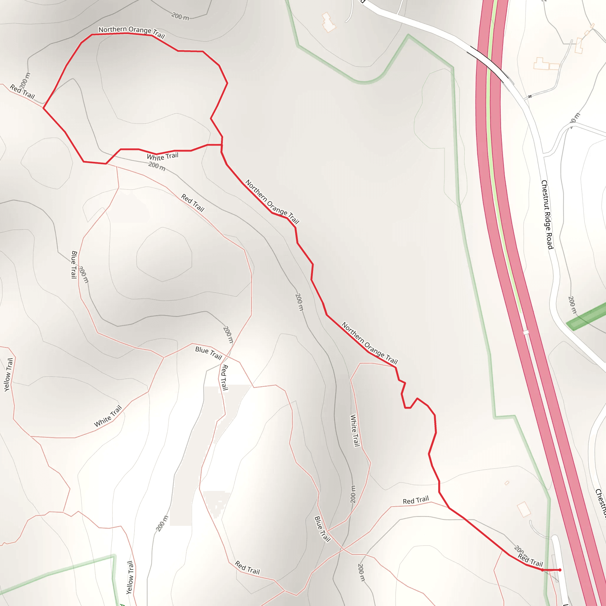 Butler Sanctuary Short Trail mobile static map