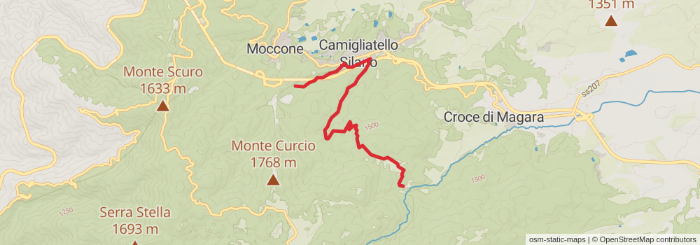 Sentiero Italia - Calabria Section stage 48 Map