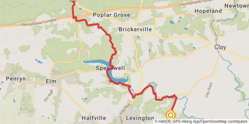 Conestoga Trail stage 5 Map