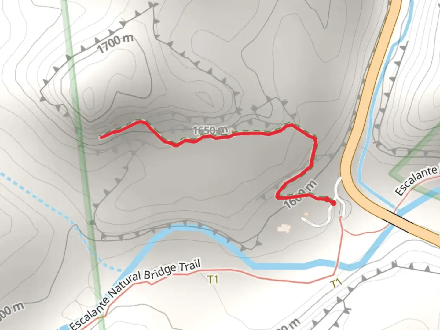 An image depicting the trail Escalante River Trailhead and its surrounding area.