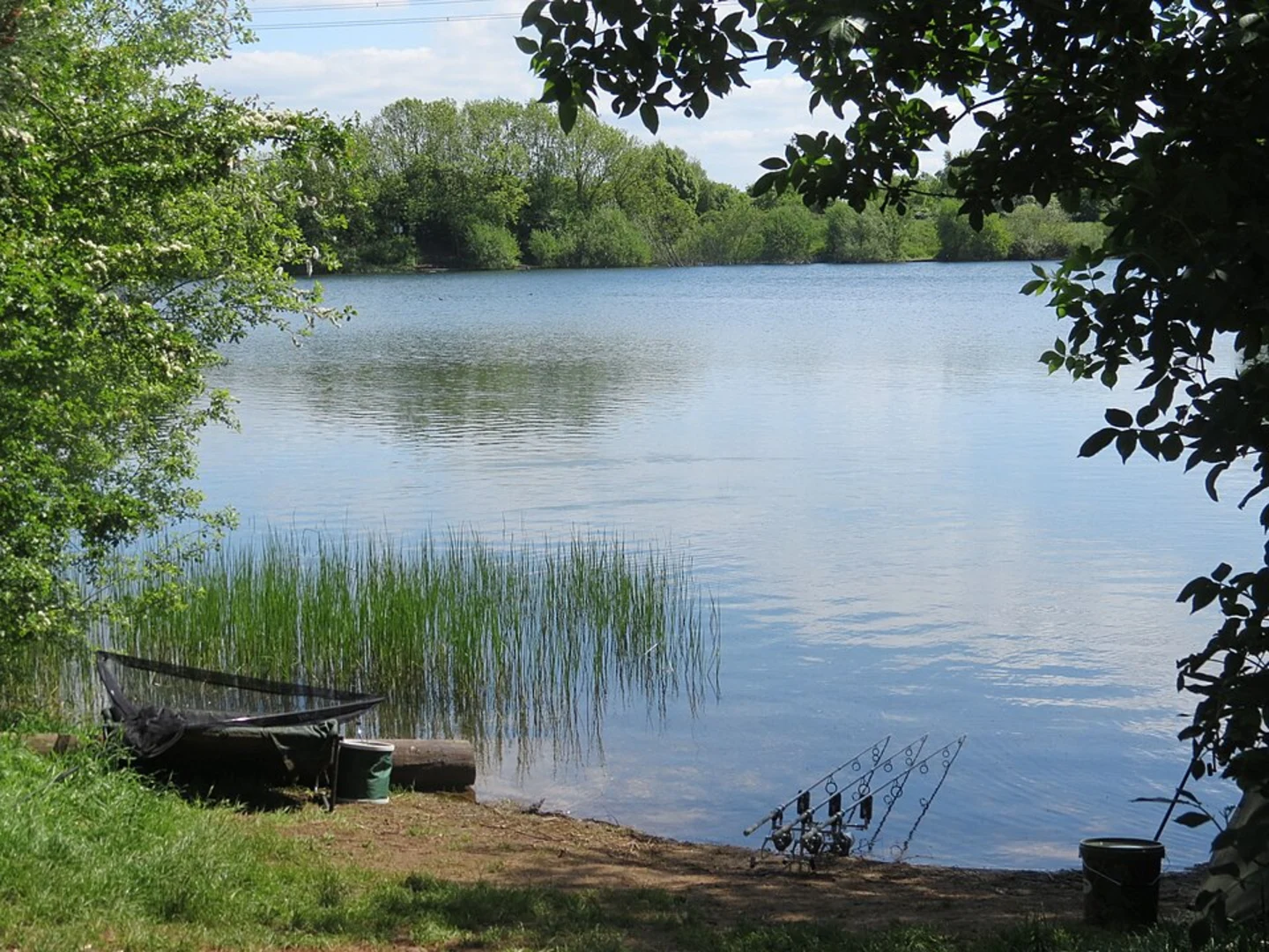 An image depicting the trail Henlow Walk and its surrounding area.