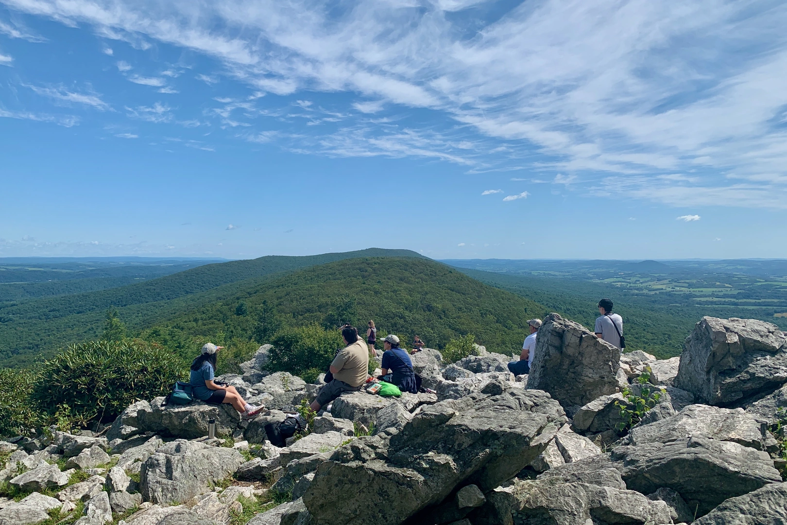 An image depicting the trail Cove Mountain to Hawk Rock via Appalachian National Scenic Trail and its surrounding area.