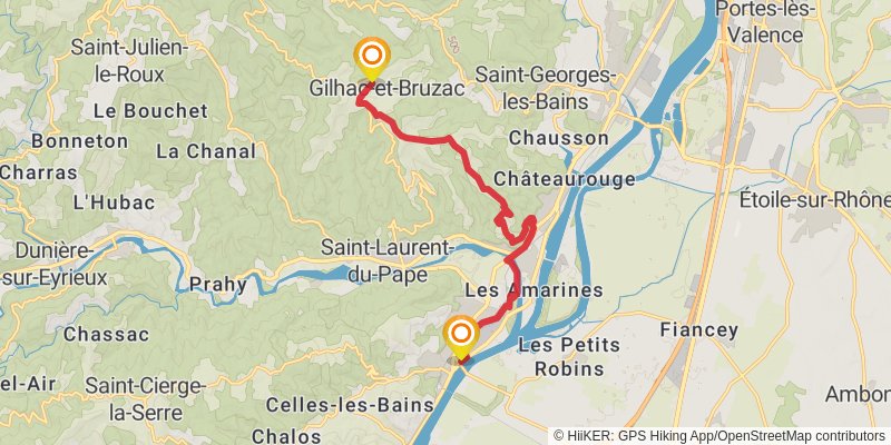 GR 42 stage 9 Map