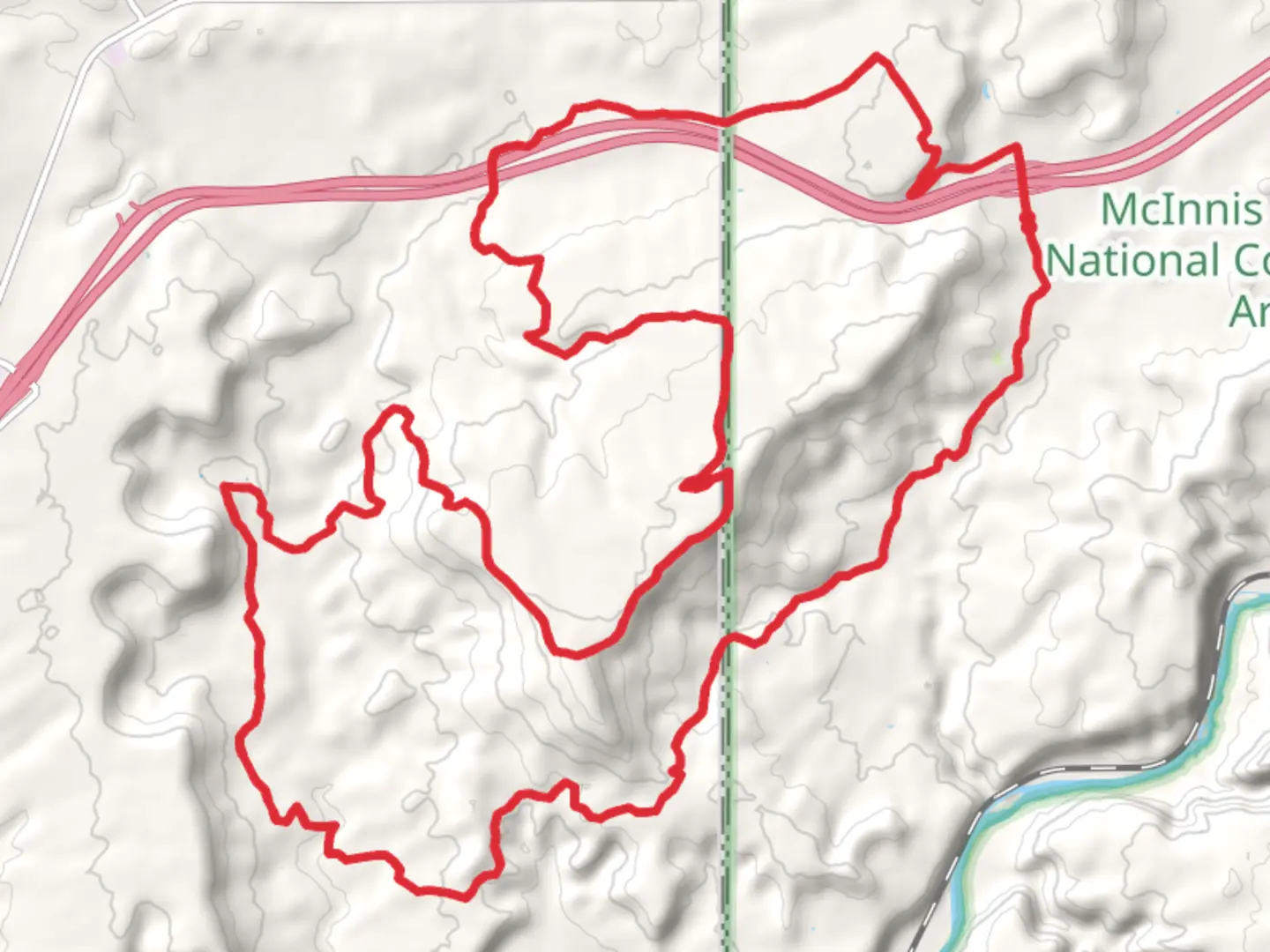 An image depicting the trail Rabbit Valley and ADT Loop and its surrounding area.