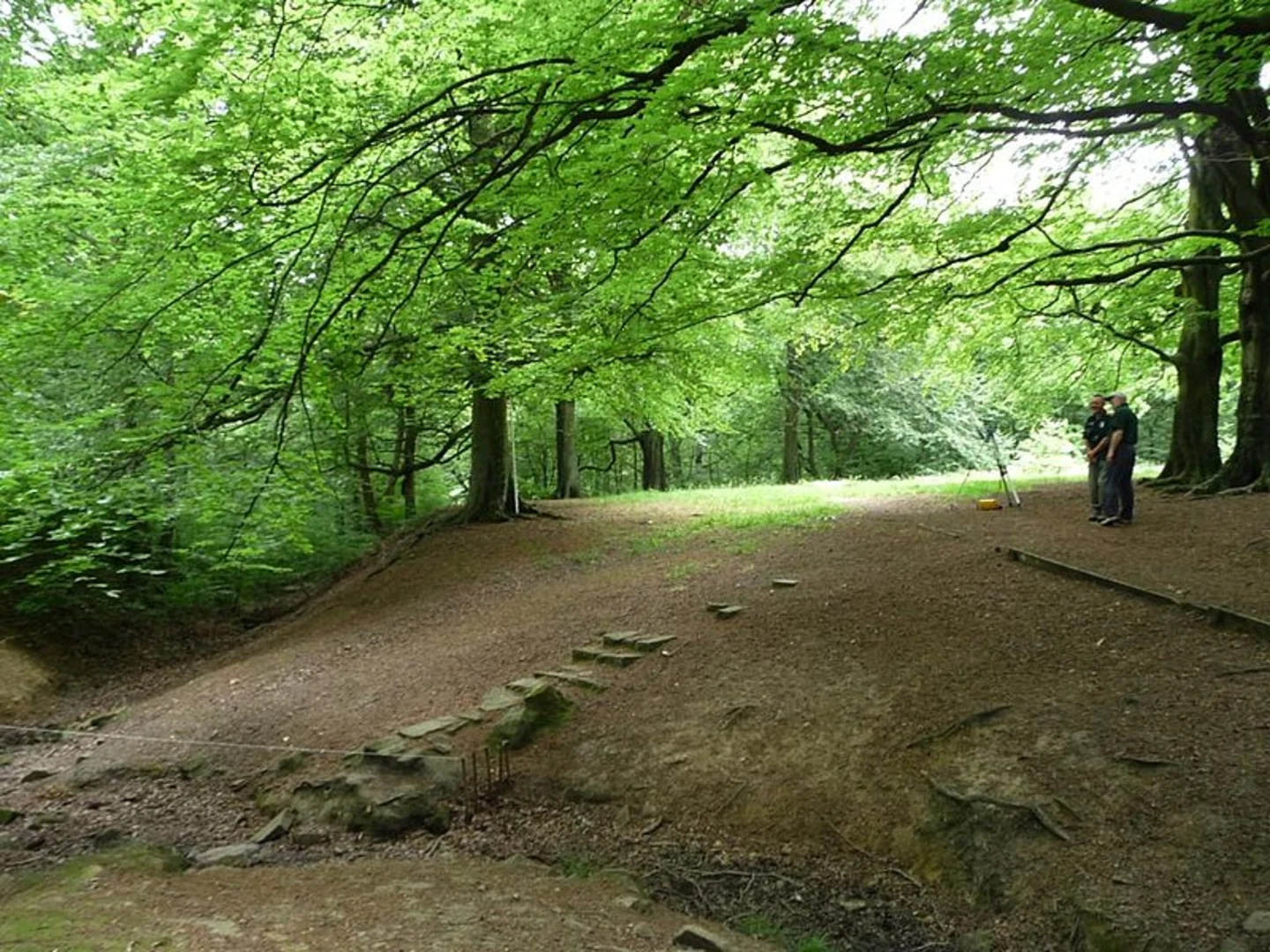 An image depicting the trail Shelf - Low Bentley - Judy Woods - Norwood Green - Dean House and Wood Fall and its surrounding area.