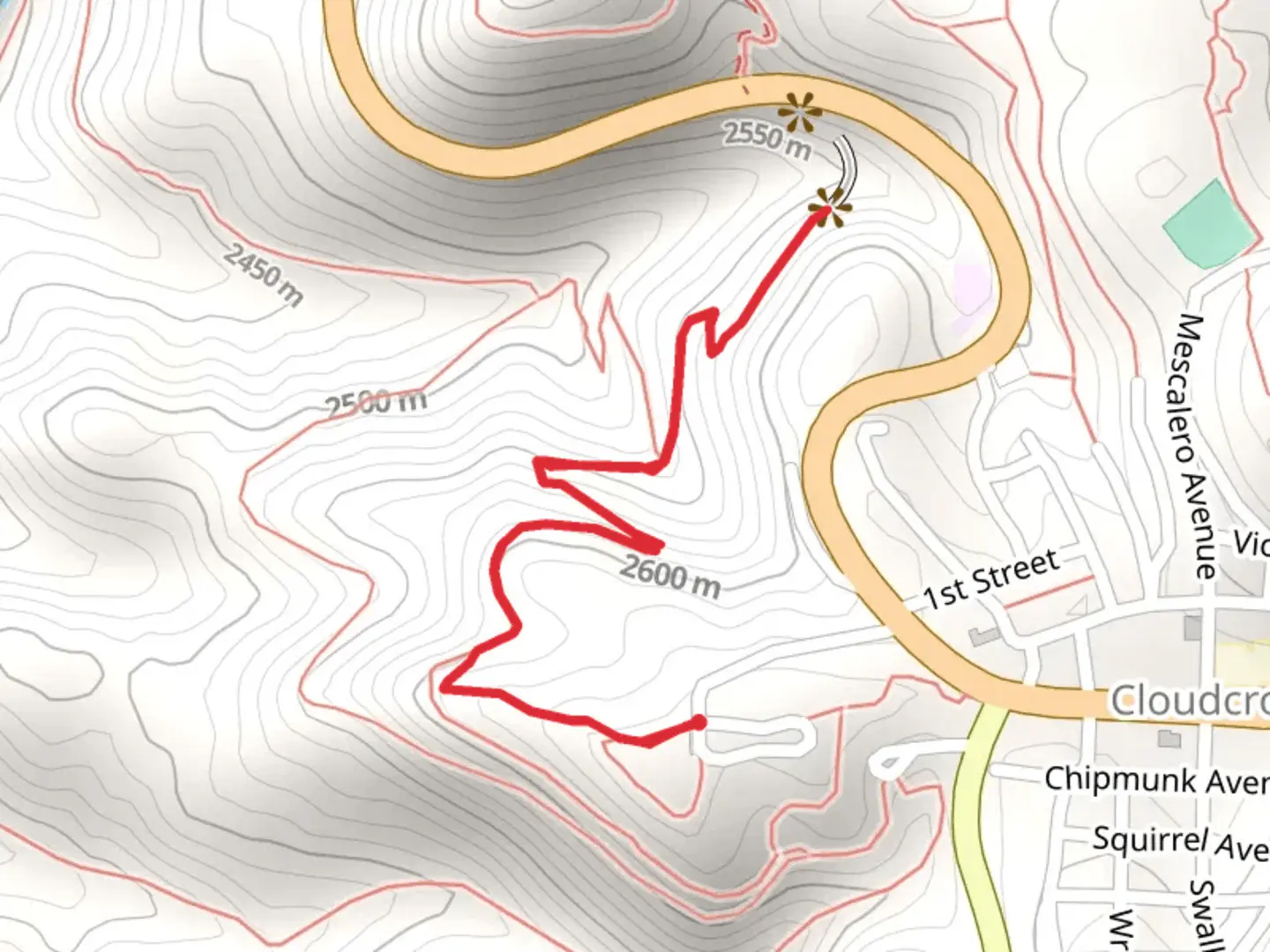 An image depicting the trail Cloud-Climbing Trestle Trail and its surrounding area.