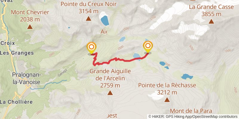 La Vanoise alt 2 Map