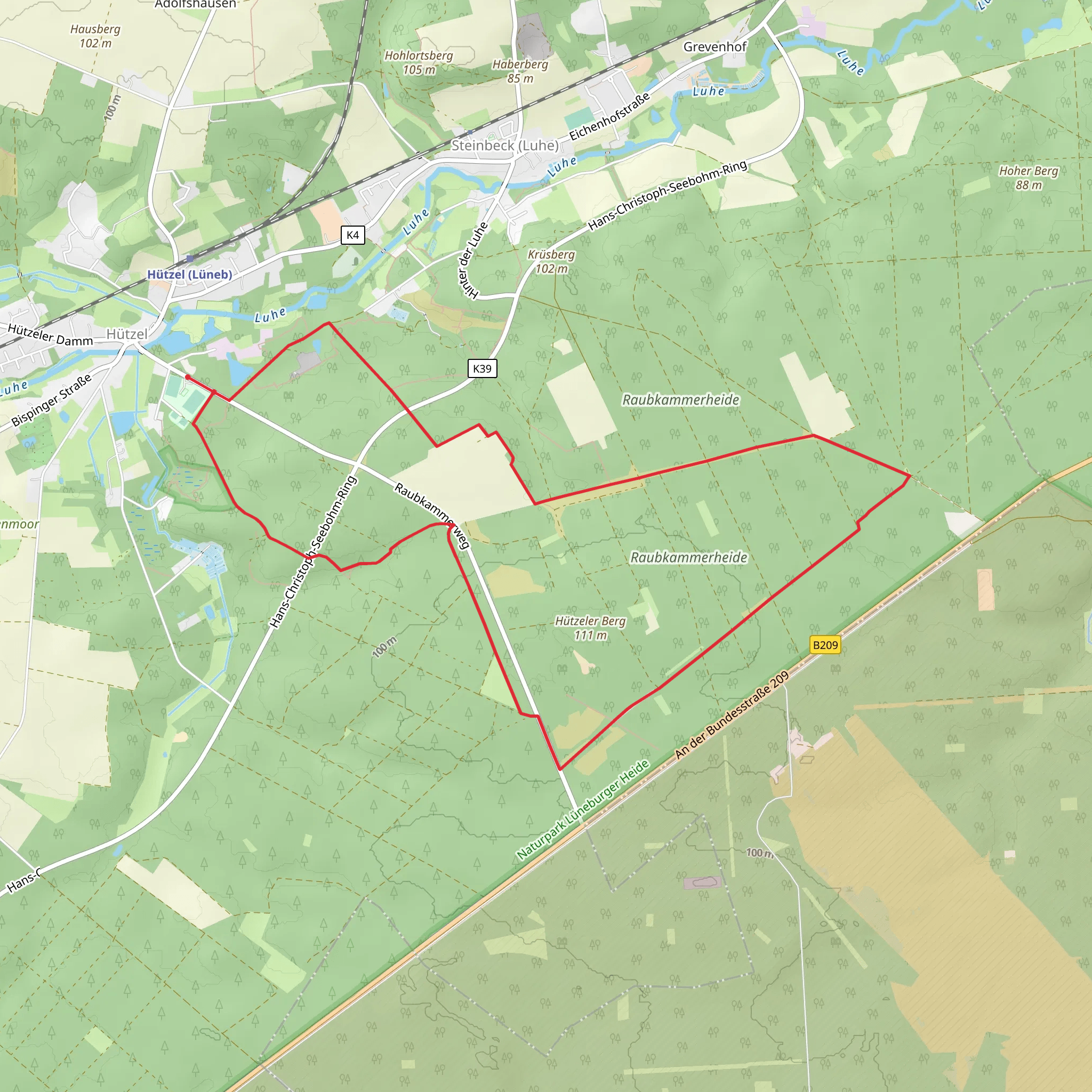 Nordic Walking Bispingen mobile static map