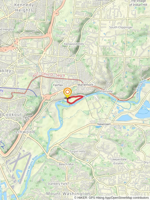 Mariemont Lower Gardens and Walking Trails Park Loop