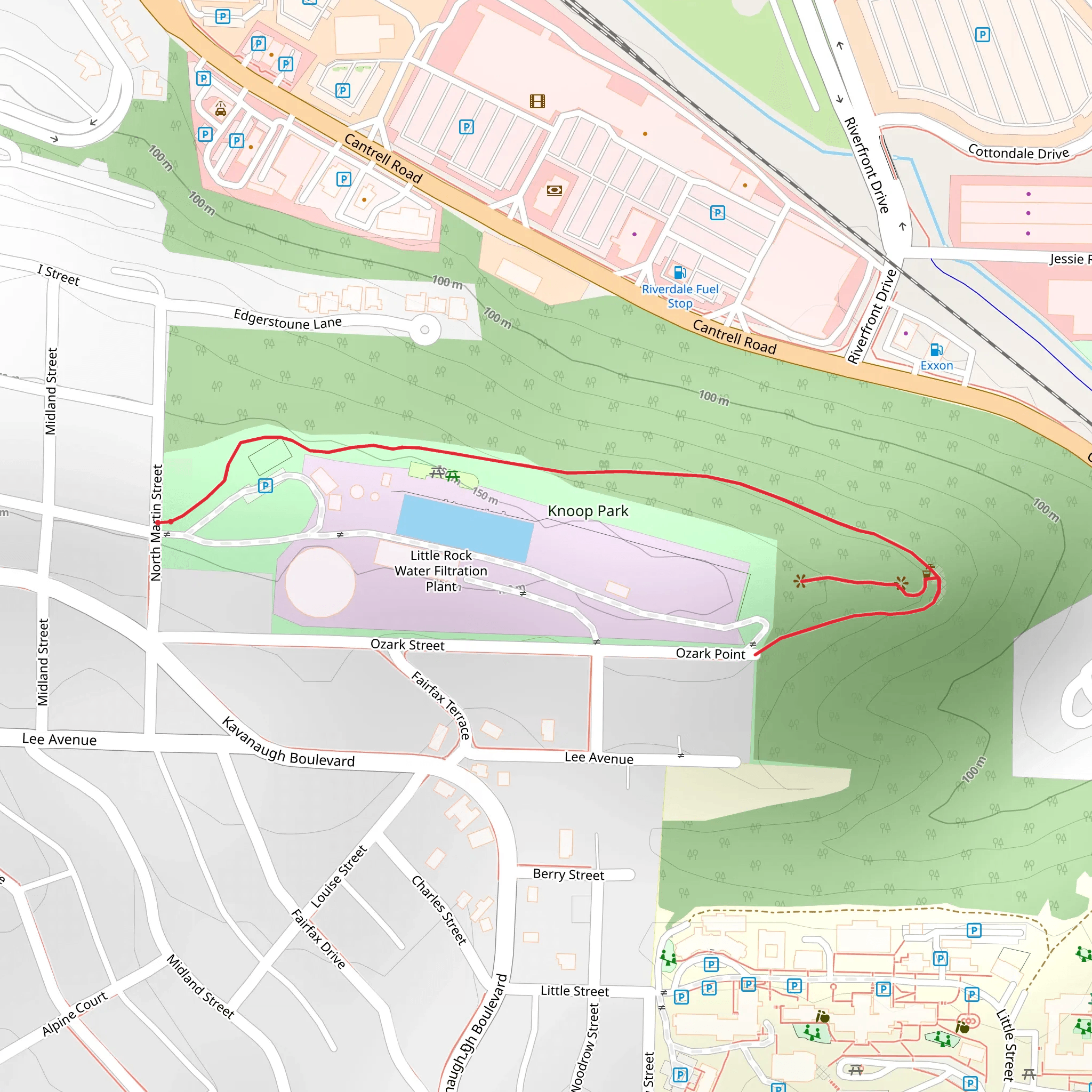 Ozark Point mobile static map