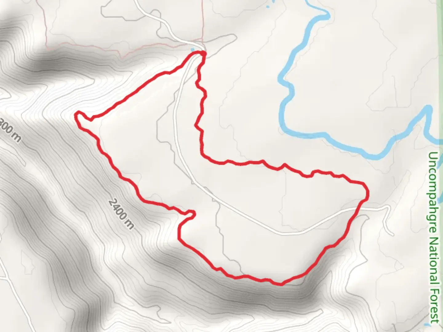 An image depicting the trail Goshorn Loop Trail and its surrounding area.