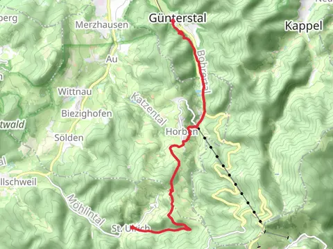 St Ulrich to Klosterplatz Walk via Schletterlehof