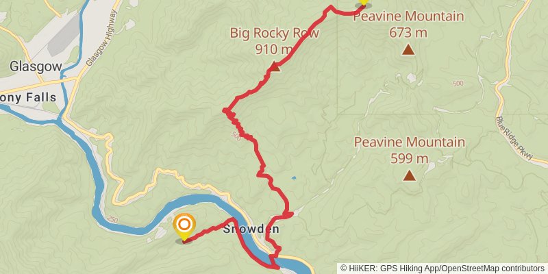 Appalachian Trail - Virginia stage 32 Map