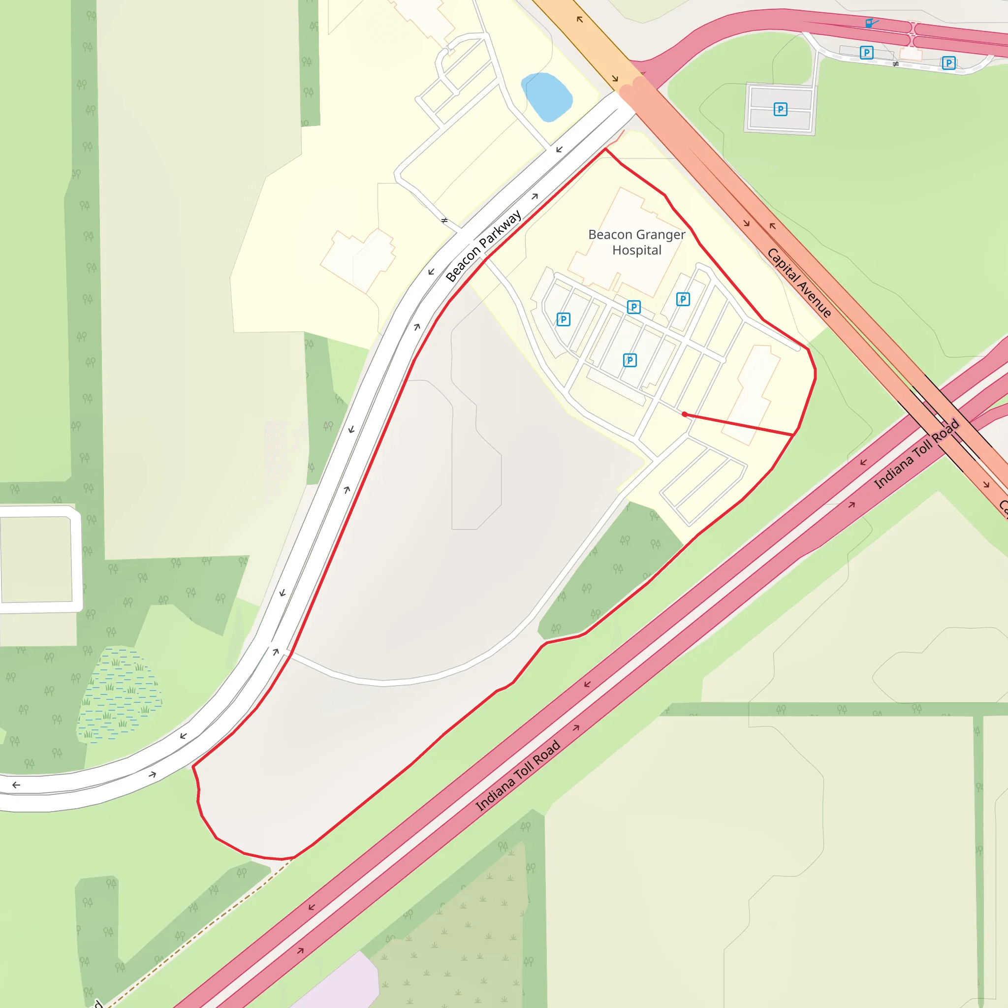 Indiana Toll Road Loop mobile static map
