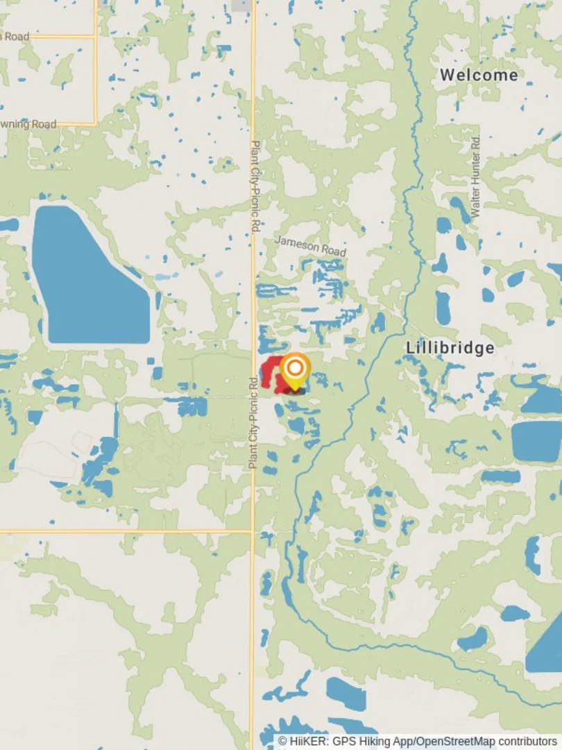 An image depicting the trail Rollercoaster and Moonscape Loop and its surrounding area.