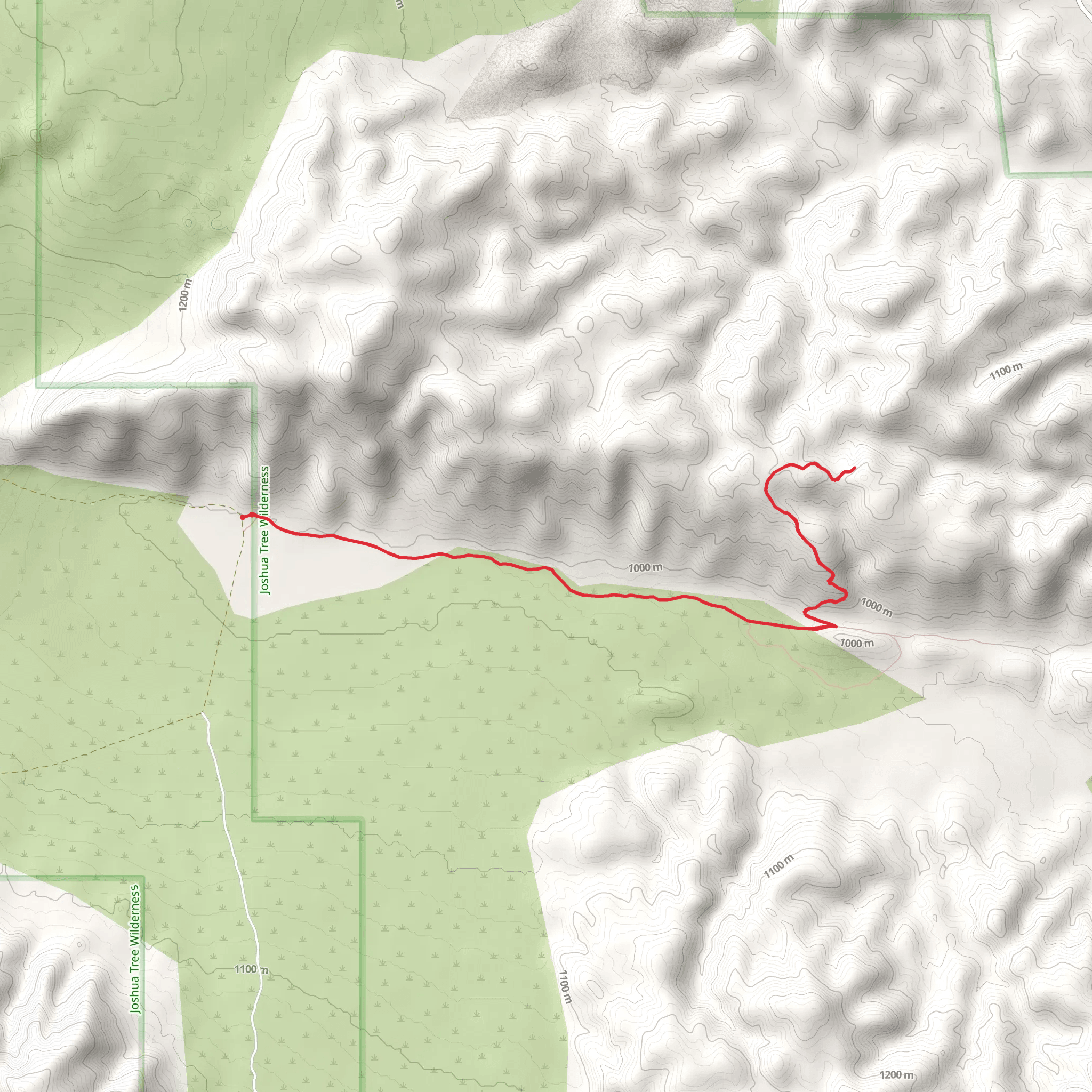 Hexahedron Mine Trail mobile static map