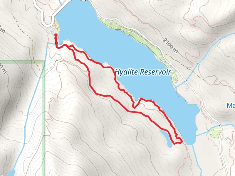 Hyalite Reservoir Westshore Trail Loop
